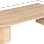 Salerno Travertine Coffee Table