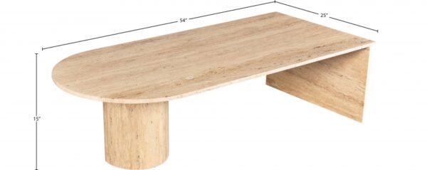 Salerno Travertine Coffee Table
