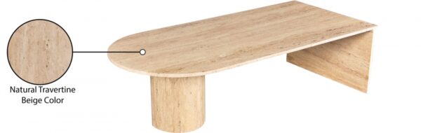 Salerno Travertine Coffee Table