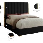 Becca Velvet Upholstered Bed