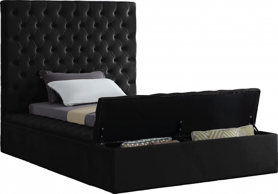 Bliss Velvet Upholstered Bed