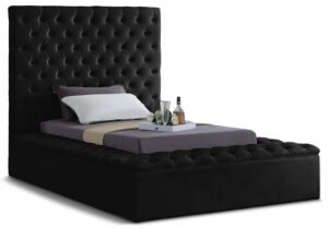 Bliss Velvet Upholstered Bed