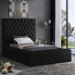 Bliss Velvet Upholstered Bed