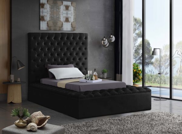 Bliss Velvet Upholstered Bed