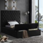 Bliss Velvet Upholstered Bed