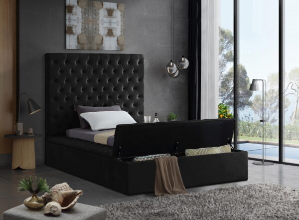 Bliss Velvet Upholstered Bed