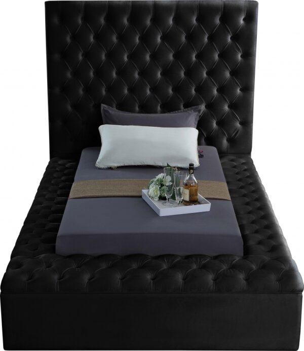 Bliss Velvet Upholstered Bed