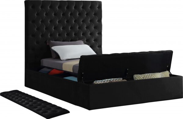 Bliss Velvet Upholstered Bed