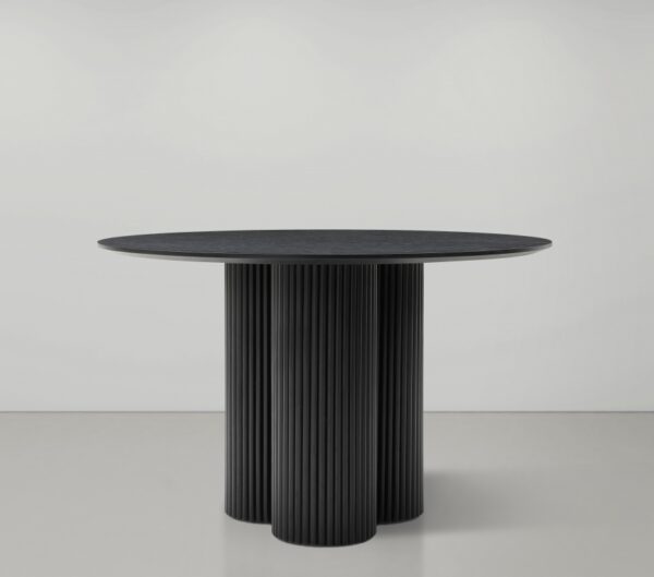 Simba 48" Ash Wood And Oak Veneer Dining Table