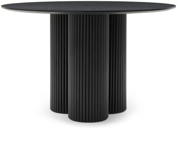 Simba 48" Ash Wood And Oak Veneer Dining Table