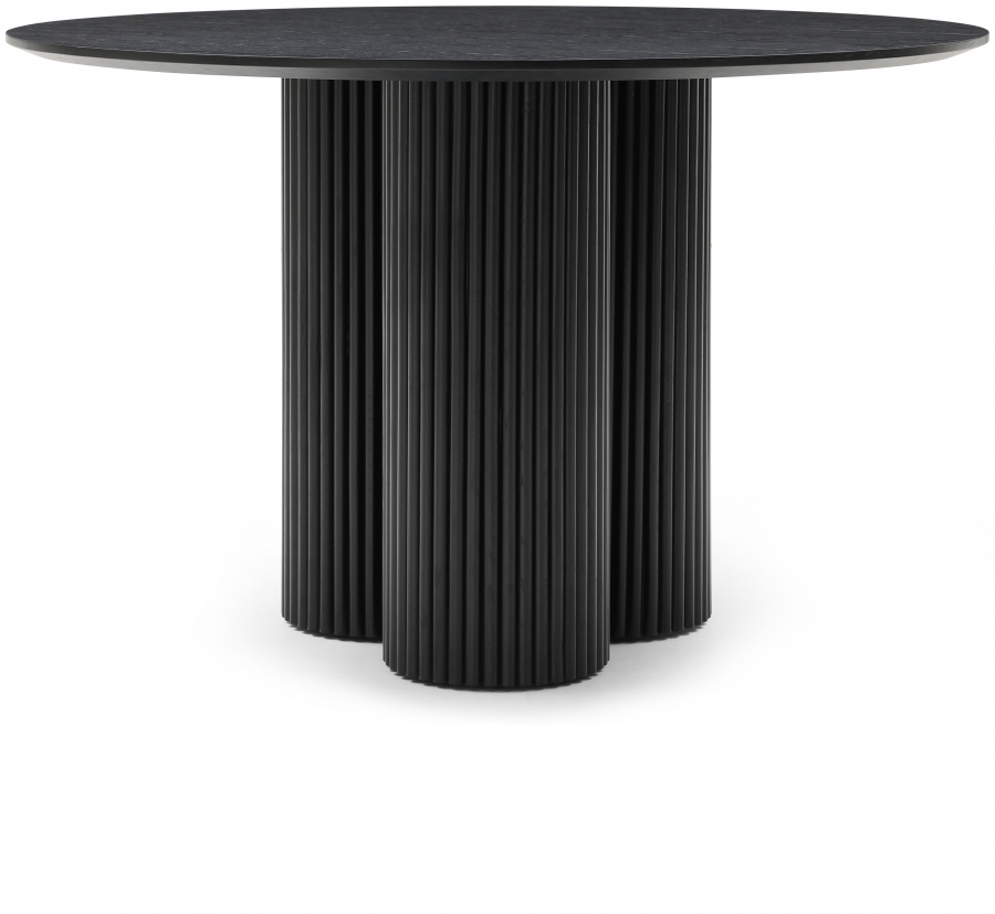 Simba 48" Ash Wood And Oak Veneer Dining Table