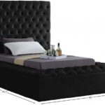 Bliss Velvet Upholstered Bed