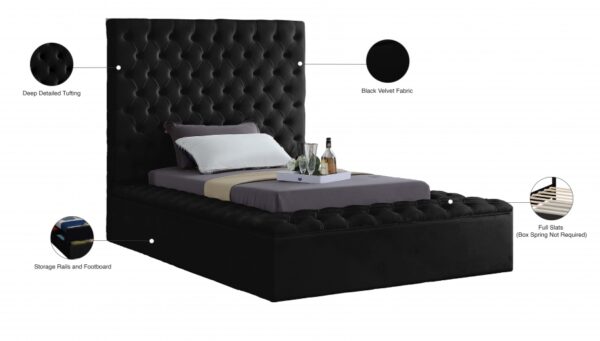 Bliss Velvet Upholstered Bed