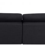 Comfy 157" Linen Textured Fabric Upholstered 6pc. Modular Sectional