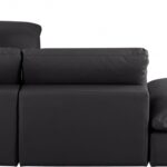 Comfy 157" Vegan Leather Upholstered 6pc. Modular Sectional