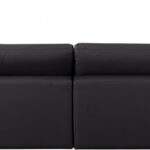 Comfy 157" Vegan Leather Upholstered 7pc. Modular Sectional