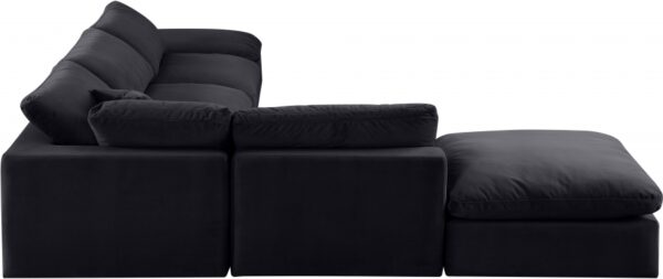 Comfy 157" Velvet Upholstered 6pc. Modular Sectional