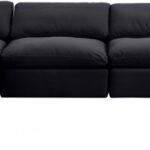 Comfy 157" Velvet Upholstered 6pc. Modular Sectional