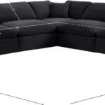Comfy 157" Velvet Upholstered 7pc. Modular Sectional