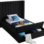 Kiki Velvet Upholstered Bed