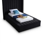 Kiki Velvet Upholstered Bed