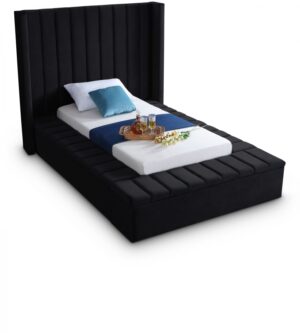 Kiki Velvet Upholstered Bed