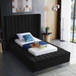 Kiki Velvet Upholstered Bed