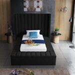 Kiki Velvet Upholstered Bed