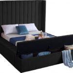 Kiki Velvet Upholstered Bed