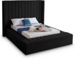 Kiki Velvet Upholstered Bed