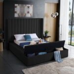 Kiki Velvet Upholstered Bed