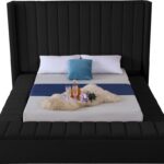 Kiki Velvet Upholstered Bed