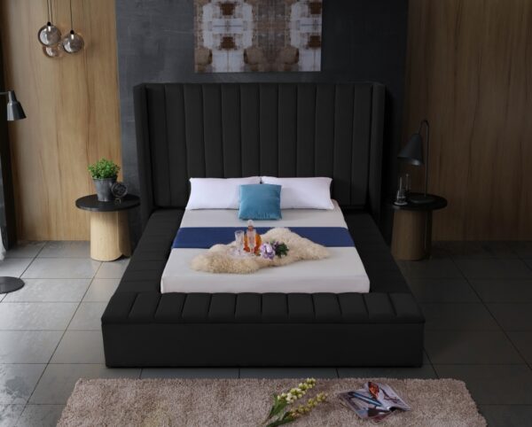 Kiki Velvet Upholstered Bed
