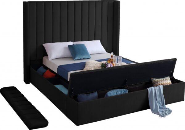 Kiki Velvet Upholstered Bed