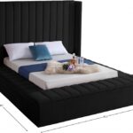 Kiki Velvet Upholstered Bed