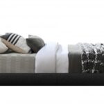Deco Boucle Fabric Upholstered Twin Bed
