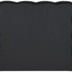 Deco Boucle Fabric Upholstered Twin Bed