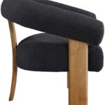 Winston Boucle Fabric Upholstered Accent Chair