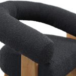 Winston Boucle Fabric Upholstered Accent Chair