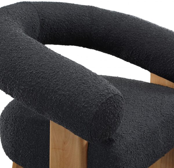Winston Boucle Fabric Upholstered Accent Chair