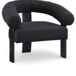 Winston Boucle Fabric Upholstered Accent Chair