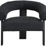 Winston Boucle Fabric Upholstered Accent Chair
