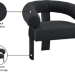 Winston Boucle Fabric Upholstered Accent Chair