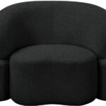 Principessa Boucle Fabric Upholstered Chair