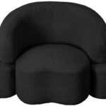 Principessa Boucle Fabric Upholstered Chair
