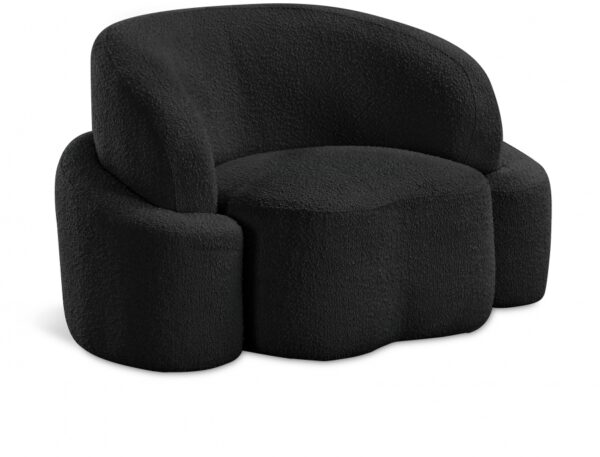 Principessa Boucle Fabric Upholstered Chair