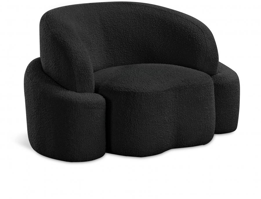 Principessa Boucle Fabric Upholstered Chair