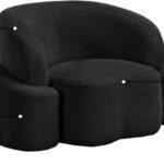 Principessa Boucle Fabric Upholstered Chair