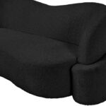 Principessa 68" Boucle Fabric Upholstered Loveseat