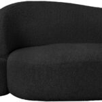 Principessa 68" Boucle Fabric Upholstered Loveseat